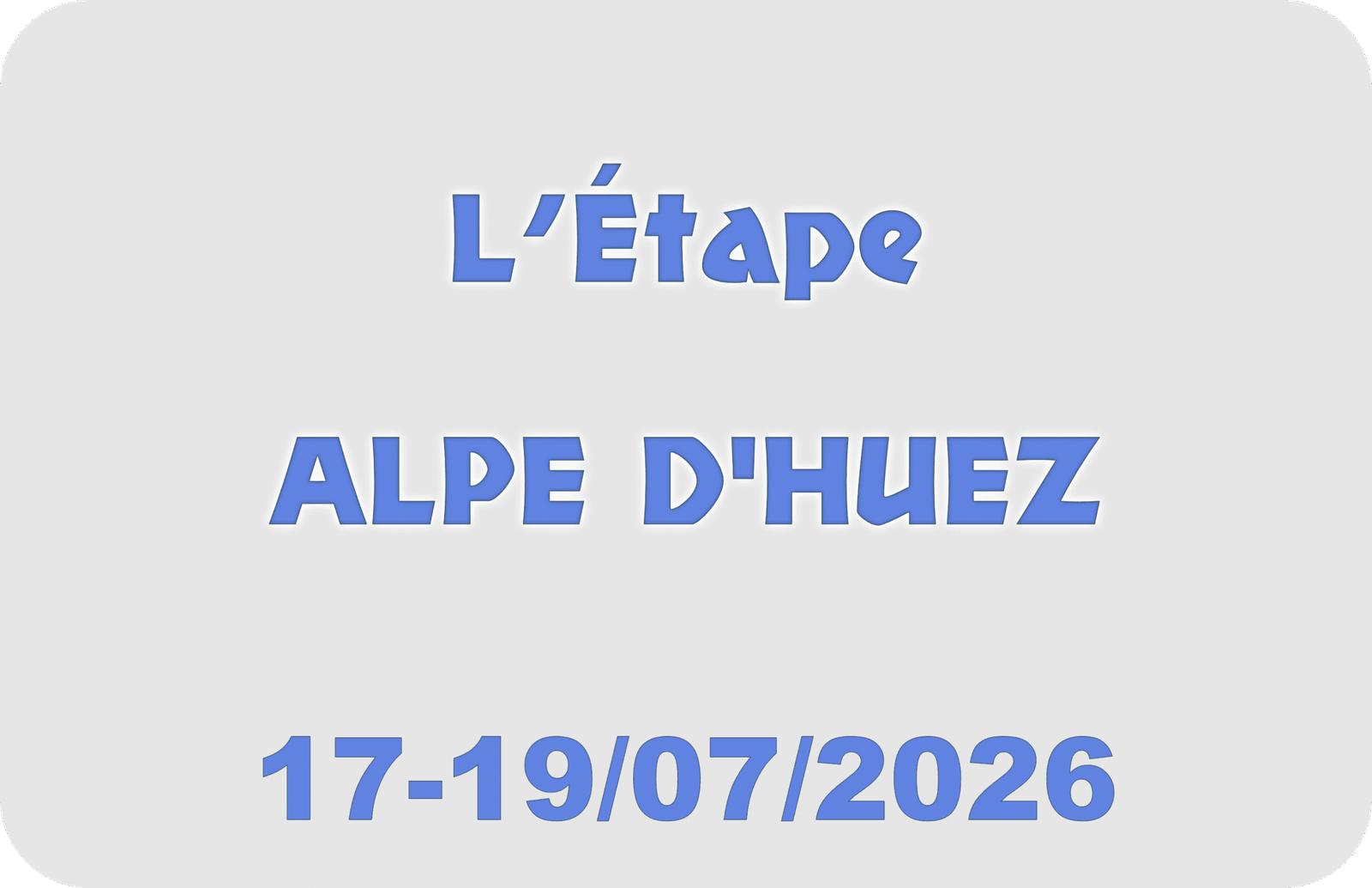 L'Etape Alpe d'Huez